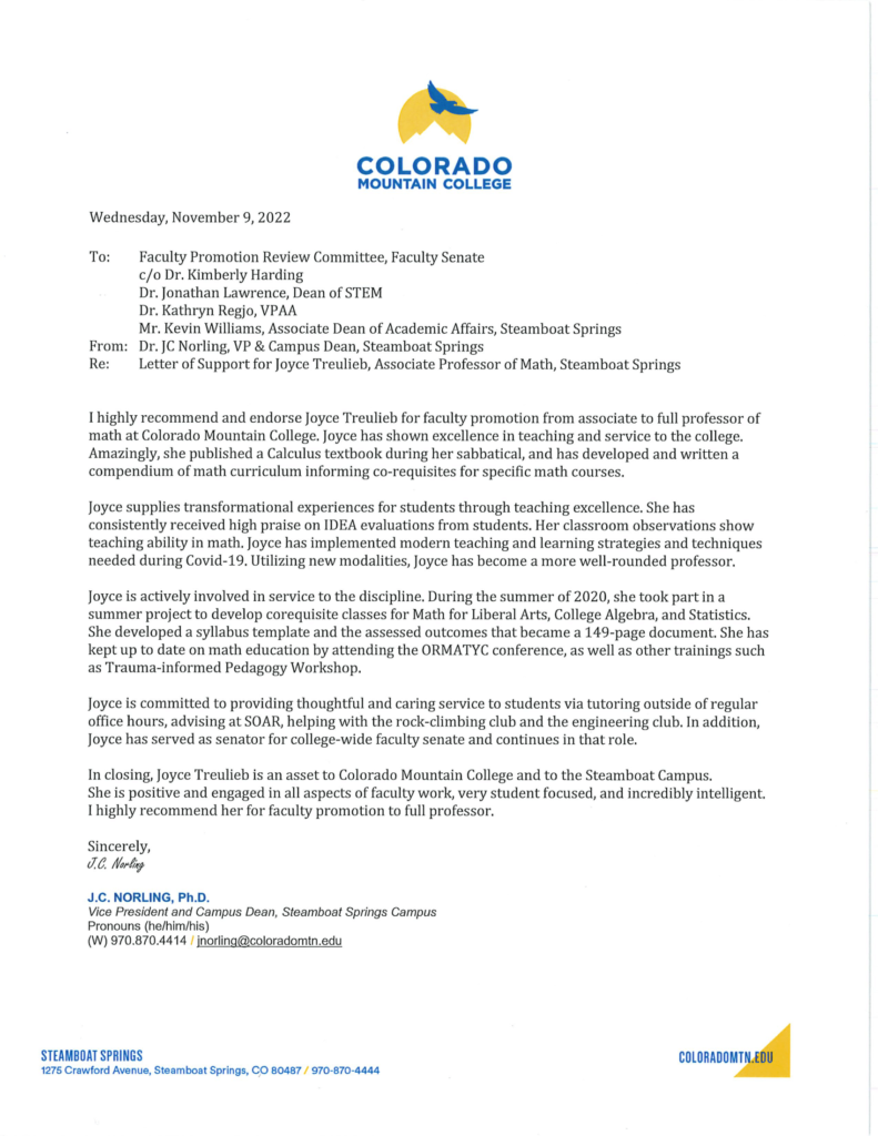 Faculty Letters of Recommendation-2